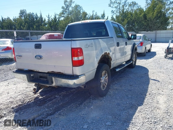 2008 Ford F-150 XLT with VIN 1FTPW14V38FA22141, listed as a IAAI auction lot 41833185 with 254,516 mi miles. Bid and sale history available at carsss.com. Image 4.