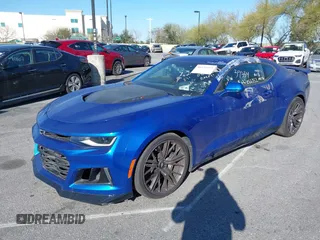 2018 Chevrolet Camaro ZL1 with VIN 1G1FK1R6XJ0122327, listed as a IAAI auction lot 41539334 with 26,178 mi miles and . Bid and sale history available at DreamBid. Image 2.