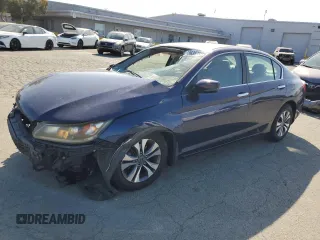 2013 Honda Accord LX z VIN 1HGCR2F32DA203649, wystawiony jako Copart lot #48635785 z przebiegiem 146 441 mil mil oraz Szkoda całkowita • Salvage title. Historia ofert i sprzedaży dostępna na DreamBid. Obrazek 1.