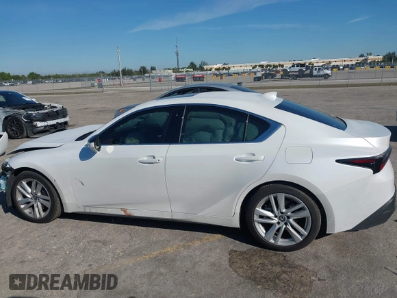 2024 Lexus IS with VIN JTHCA1D23R5133037, listed as a IAAI auction lot 41694986 with 1,905 mi miles. Bid and sale history available at carsss.com. Image 13.