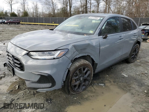 2024 Honda HR-V Sport with VIN 3CZRZ2H51RM759334, listed as a Copart auction lot 87272894 with 21,509 mi miles and Salvage title. Bid and sale history available at DreamBid. Image 1.