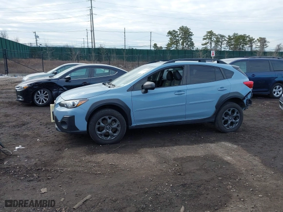 2021 Subaru Crosstrek Sport with VIN JF2GTHSC8MH670688, listed as a IAAI auction lot 41413090 with 37,431 mi miles. Bid and sale history available at carsss.com. Image 14.