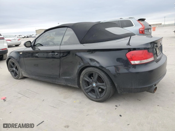 2010 BMW 1 Series 128i with VIN WBAUL7C59AVJ77852, listed as a Copart auction lot 88792815 with 163,488 mi miles and Salvage Title. Bid and sale history available at carsss.com. Image 2.