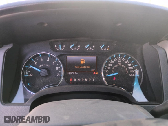 2012 Ford F-150 XL with VIN 1FTFX1ETXCFC98234, listed as a Copart auction lot 49923535 with 150,106 mi miles and Salvage title. Bid and sale history available at DreamBid. Image 9.