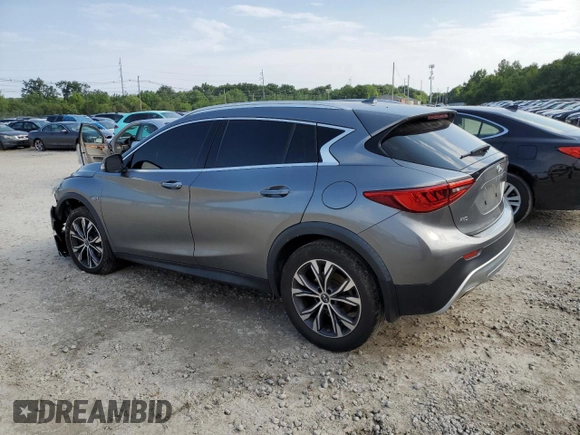 2017 Infiniti QX30 Luxury with VIN SJKCH5CR5HA026609, listed as a Copart auction lot 60020864 with 57,292 mi miles and Salvage Title. Bid and sale history available at carsss.com. Image 2.