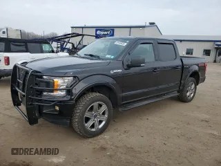 2019 Ford F-150 XL with VIN 1FTEW1EP0KFA91092, listed as a Copart auction lot 49446625 with 97,600 mi miles and Salvage Title. Bid and sale history available at carsss.com. Image 1.