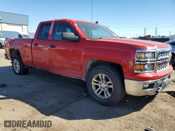 2014 Chevrolet Silverado 1500 LT with VIN 1GCVKREC8EZ103497, listed as a Copart auction lot 74514674 with 200,024 mi miles and Salvage Title. Bid and sale history available at DreamBid. Image 4.