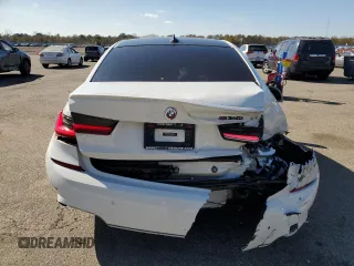 2021 BMW 3 Series M340i xDrive with VIN 3MW5U9J05M8C08378, listed as a Copart auction lot 46323565 with 34,604 mi miles and Salvage Title. Bid and sale history available at carsss.com. Image 6.