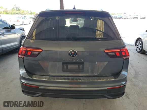 2024 Volkswagen Tiguan S with VIN 3VVRB7AX1RM085254, listed as a Copart auction lot 58622295 with 7,316 mi miles and Salvage title. Bid and sale history available at DreamBid. Image 6.