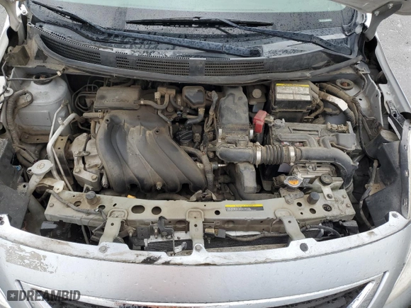 2014 Nissan Versa S Plus with VIN 3N1CN7AP2EL826283, listed as a Copart auction lot 48989185 with 130,955 mi miles and Salvage Title. Bid and sale history available at carsss.com. Image 13.