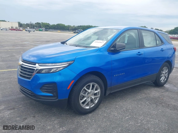 2024 Chevrolet Equinox LS with VIN 3GNAXHEG0RL119520, listed as a IAAI auction lot 41642617 with 13,845 mi miles. Bid and sale history available at carsss.com. Image 17.