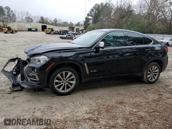 2017 BMW X6 xDrive35i with VIN 5UXKU2C30H0X47848, listed as a Copart auction lot 70291292 with 60,339 mi miles. Bid and sale history available at carsss.com. Image 1.