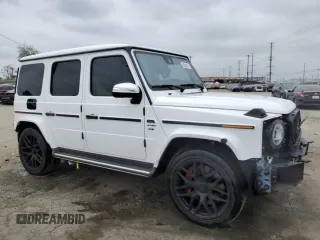 2020 Mercedes-Benz G 63 AMG with VIN W1NYC7HJ9LX352580, listed as a Copart auction lot 55380114 with 22,739 mi miles and Salvage Title. Bid and sale history available at DreamBid. Image 4.
