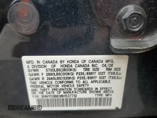 2006 Acura MDX Touring с VIN 2HNYD18836H537712, выставлен на аукционе Copart как лот 58430355 с пробегом 139 752 миль миль и Списание • Salvage title. История ставок и продаж доступна на DreamBid. Изображение 13.