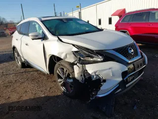 2019 Nissan Murano S with VIN 5N1AZ2MS0KN109741, listed as a IAAI auction lot 41791146 with 65,728 mi miles. Bid and sale history available at carsss.com. Image 1.