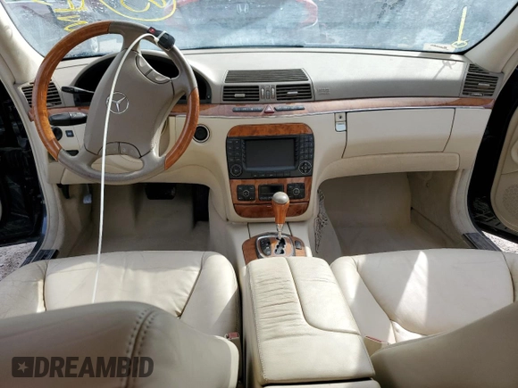 2004 Mercedes-Benz S-Class 4.3L with VIN WDBNG83J64A423281, listed as a Copart auction lot 74177694 with 0 mi miles and Non Repairable. Bid and sale history available at carsss.com. Image 8.