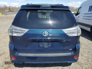 2012 Toyota Sienna SE with VIN 5TDXK3DC7CS251937, listed as a Copart auction lot 52339205 with 219,797 mi miles and Salvage Title. Bid and sale history available at carsss.com. Image 6.