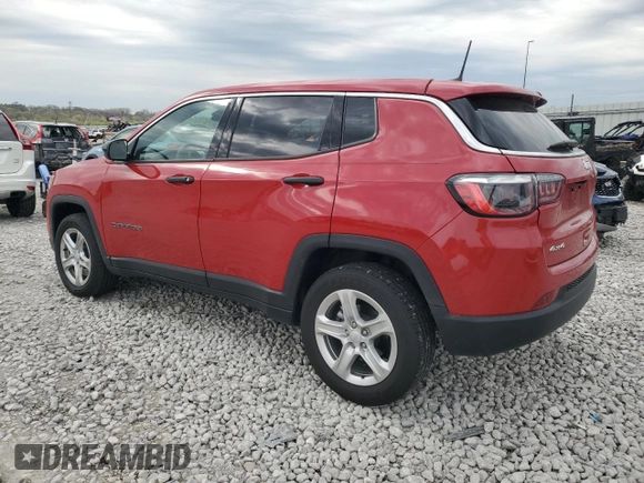 2023 Jeep Compass Sport с VIN 3C4NJDAN9PT509215, выставлен на аукционе Copart как лот 51972335 с пробегом 31 957 миль миль и Списание • Salvage title. История ставок и продаж доступна на DreamBid. Изображение 2.