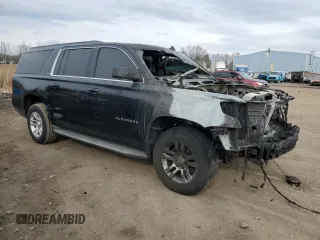 2015 Chevrolet Suburban LT with VIN 1GNSKJKC7FR122155, listed as a Copart auction lot 46984425 with Not Provided miles and Salvage Title. Bid and sale history available at DreamBid. Image 4.