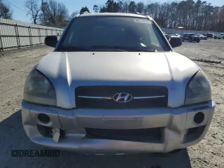 2005 Hyundai Tucson GL with VIN KM8JM12B85U074517, listed as a Copart auction lot 46340595 with 239,108 mi miles and Salvage Title. Bid and sale history available at carsss.com. Image 5.