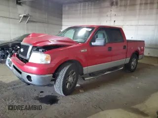 2006 Ford F-150 XLT with VIN 1FTPW12526FA05508, listed as a Copart auction lot 50644905 with 100,297 mi miles and Clean Title. Bid and sale history available at carsss.com. Image 1.