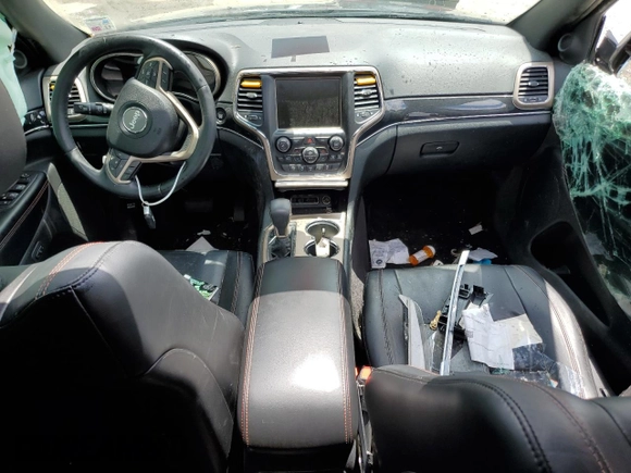 2016 Jeep Grand Cherokee Limited 75th Anniversary with VIN 1C4RJEBG0GC476544, listed as a Copart auction lot 56539365 with 95,989 mi miles and Salvage title. Bid and sale history available at DreamBid. Image 8.