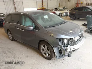 2019 Honda Odyssey EX-L z VIN 5FNRL6H79KB124212, wystawiony jako IAAI lot #42635449 z przebiegiem 91 078 mil mil oraz . Historia ofert i sprzedaży dostępna na DreamBid. Obrazek 1.