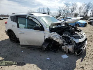 2015 Toyota RAV4 LE with VIN 2T3BFREV3FW314679, listed as a Copart auction lot 49963945 with 124,841 mi miles and Salvage title. Bid and sale history available at DreamBid. Image 4.