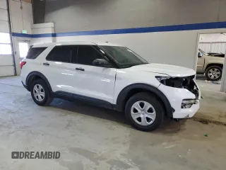2020 Ford Police Interceptor Utility z VIN 1FM5K8AB1LGC70327, wystawiony jako Copart lot #50957985 z przebiegiem 62 414 mil mil oraz Szkoda całkowita • Salvage title. Historia ofert i sprzedaży dostępna na DreamBid. Obrazek 4.