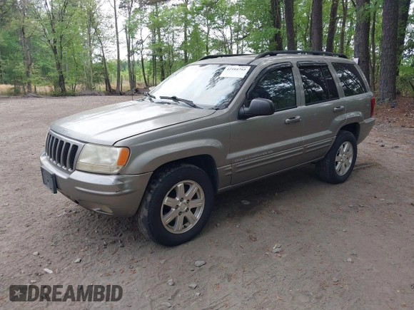 1999 Jeep Grand Cherokee Limited with VIN 1J4GW68N5XC684157, listed as a IAAI auction lot 42104283 with 164,506 mi miles. Bid and sale history available at carsss.com. Image 2.