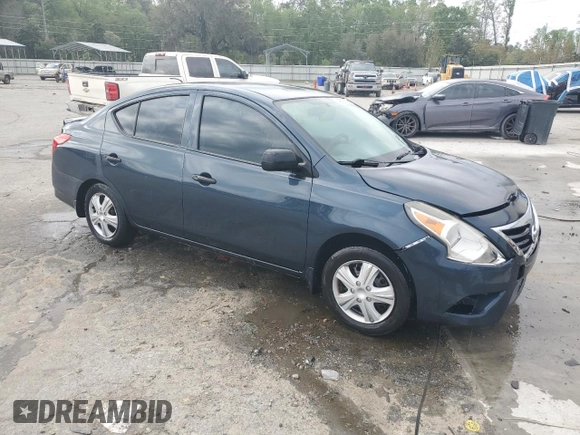 2015 Nissan Versa SV with VIN 3N1CN7AP9FL890354, listed as a Copart auction lot 49797575 with 140,452 mi miles and Salvage title. Bid and sale history available at DreamBid. Image 4.