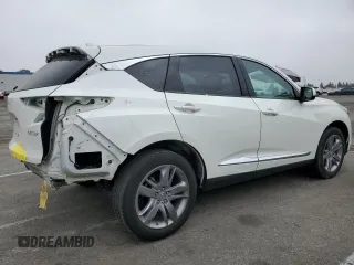2019 Acura RDX w/Advance Pkg with VIN 5J8TC1H70KL004726, listed as a Copart auction lot 76620944 with 57,662 mi miles and Salvage Title. Bid and sale history available at carsss.com. Image 3.
