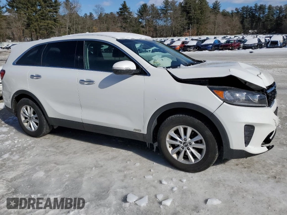 2019 Kia Sorento LX with VIN 5XYPGDA39KG540003, listed as a Copart auction lot 45834465 with 117,334 mi miles and Salvage Title. Bid and sale history available at DreamBid. Image 4.