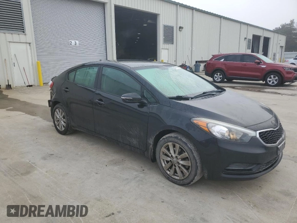 2014 Kia Forte LX with VIN KNAFX4A66E5214322, listed as a Copart auction lot 43783885 with 249,045 mi miles and Salvage Title. Bid and sale history available at carsss.com. Image 4.
