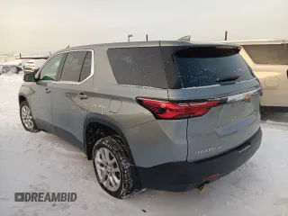 2023 Chevrolet Traverse LS with VIN 1GNEVFKW1PJ201929, listed as a Copart auction lot 42561545 with 56,165 mi miles and Salvage Title. Bid and sale history available at carsss.com. Image 2.