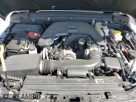 2020 Jeep Wrangler Unlimited Sport Altitude with VIN 1C4HJXDG2LW323502, listed as a Copart auction lot 59716595 with 47,296 mi miles and Salvage title. Bid and sale history available at DreamBid. Image 12.