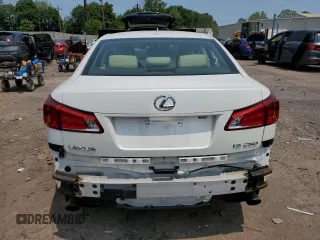 2009 Lexus IS 250 z VIN JTHCK262695029464, wystawiony jako Copart lot #58056685 z przebiegiem Nie podano mil oraz Szkoda całkowita • Salvage title. Historia ofert i sprzedaży dostępna na DreamBid. Obrazek 6.