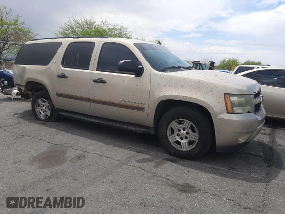 2007 Chevrolet Suburban LTZ with VIN 3GNFC16027G307987, listed as a Copart auction lot 53152505 with 206,263 mi miles and Salvage title. Bid and sale history available at DreamBid. Image 4.