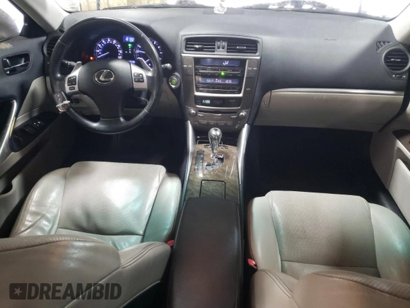 2013 Lexus IS 250 with VIN JTHCF5C25D5063740, listed as a Copart auction lot 52132195 with 150,178 mi miles and Salvage title. Bid and sale history available at DreamBid. Image 8.
