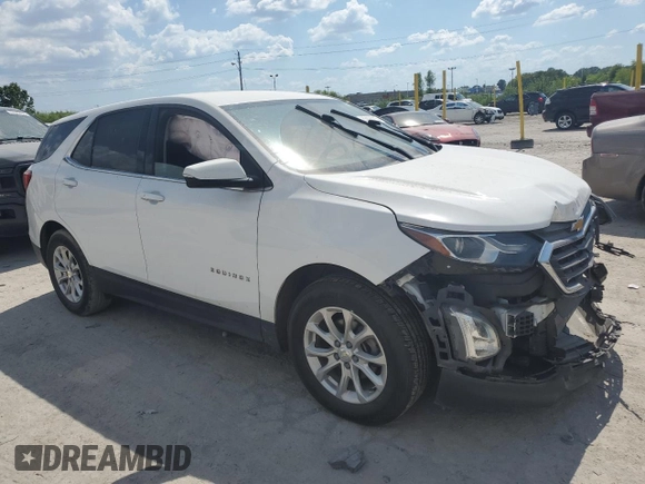 2018 Chevrolet Equinox LT with VIN 3GNAXJEV7JL114695, listed as a Copart auction lot 63435215 with Not provided miles and Salvage title. Bid and sale history available at DreamBid. Image 4.