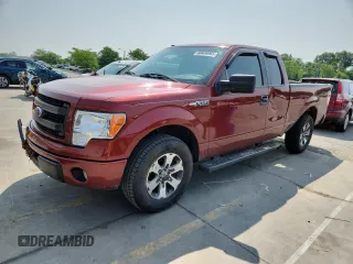 2014 Ford F-150 XL with VIN 1FTEX1CM9EKD89688, listed as a Copart auction lot 60426965 with 138,195 mi miles and Salvage title. Bid and sale history available at DreamBid. Image 1.