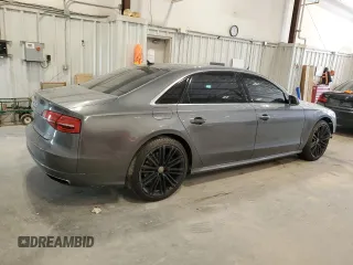 2017 Audi A8 with VIN WAU44AFDXHN009967, listed as a Copart auction lot 60536285 with 103,759 mi miles and Clean title. Bid and sale history available at DreamBid. Image 3.