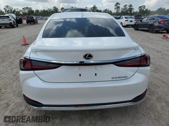 2023 Lexus ES with VIN 58ADA1C10PU027232, listed as a Copart auction lot 76584864 with 0 mi miles and Non Repairable. Bid and sale history available at carsss.com. Image 6.