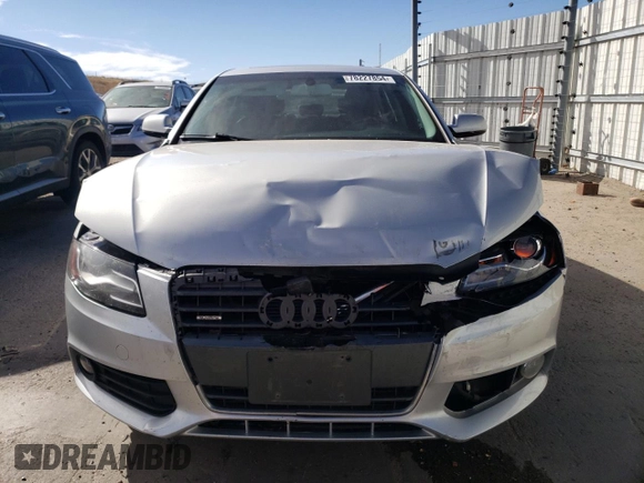 2010 Audi A4 2.0T Premium Plus with VIN WAUHFAFL8AN032298, listed as a Copart auction lot 78227854 with 106,127 mi miles and Salvage Title. Bid and sale history available at carsss.com. Image 5.