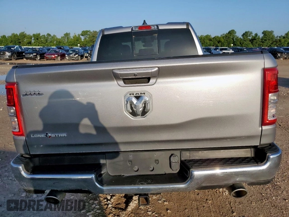 2022 Ram 1500 Lone Star with VIN 1C6RREBT5NN326086, listed as a Copart auction lot 59038005 with 29,329 mi miles and Salvage title. Bid and sale history available at DreamBid. Image 6.