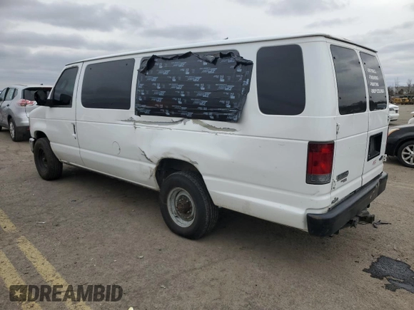 2008 Ford Econoline Passenger XL with VIN 1FBSS31L88DB06010, listed as a Copart auction lot 43622555 with 282,564 mi miles and Salvage Title. Bid and sale history available at DreamBid. Image 2.