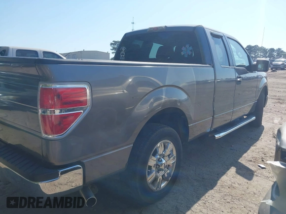 2010 Ford F-150 XL with VIN 1FTEX1C84AFD38671, listed as a IAAI auction lot 42075164 with 196,527 mi miles. Bid and sale history available at carsss.com. Image 4.