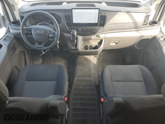 2023 Ford Transit Cargo with VIN 1FTBR3X86PKA19338, listed as a Copart auction lot 52677015 with 93,268 mi miles and Salvage Title. Bid and sale history available at DreamBid. Image 8.