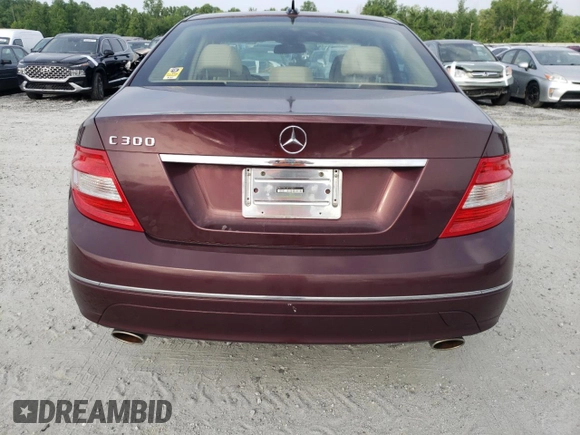 2008 Mercedes-Benz C 300 Sport with VIN WDDGF54X18F112807, listed as a Copart auction lot 60311985 with 138,807 mi miles and Salvage title. Bid and sale history available at DreamBid. Image 6.