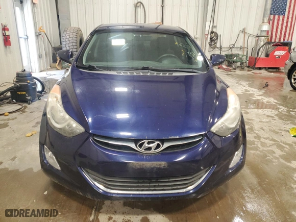 2013 Hyundai Elantra GLS with VIN 5NPDH4AEXDH436195, listed as a Copart auction lot 51185895 with 149,285 mi miles and Clean Title. Bid and sale history available at carsss.com. Image 5.